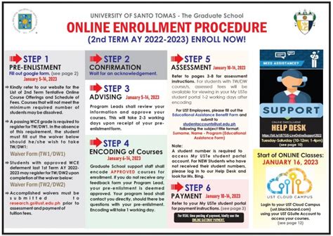 ust admission 2023 to 2024|PROCEDURES FOR THE ENROLLMENT OF REGULAR AND .